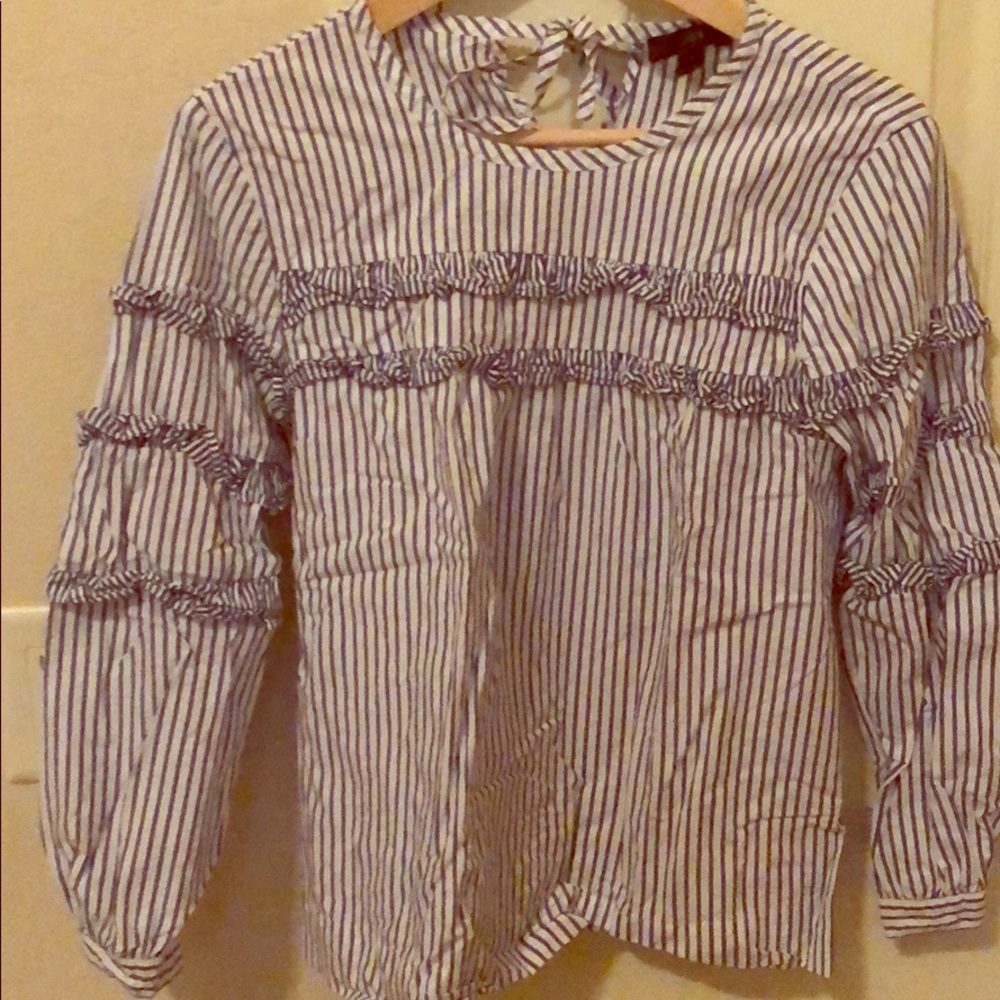 Tiered Top in Mixed Strips